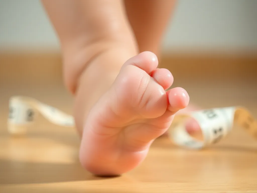 Jak szybko rośnie stopa dziecka?