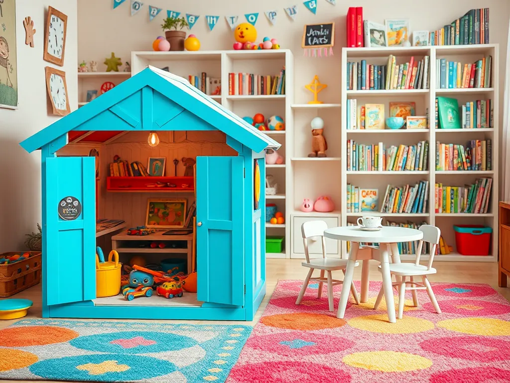 Jak urządzić domek dla dzieci w środku?