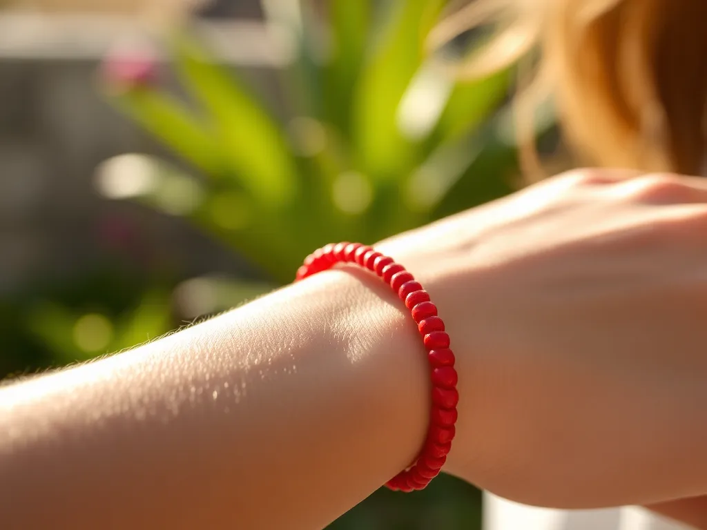 Co oznacza czerwona bransoletka na prawej ręce?