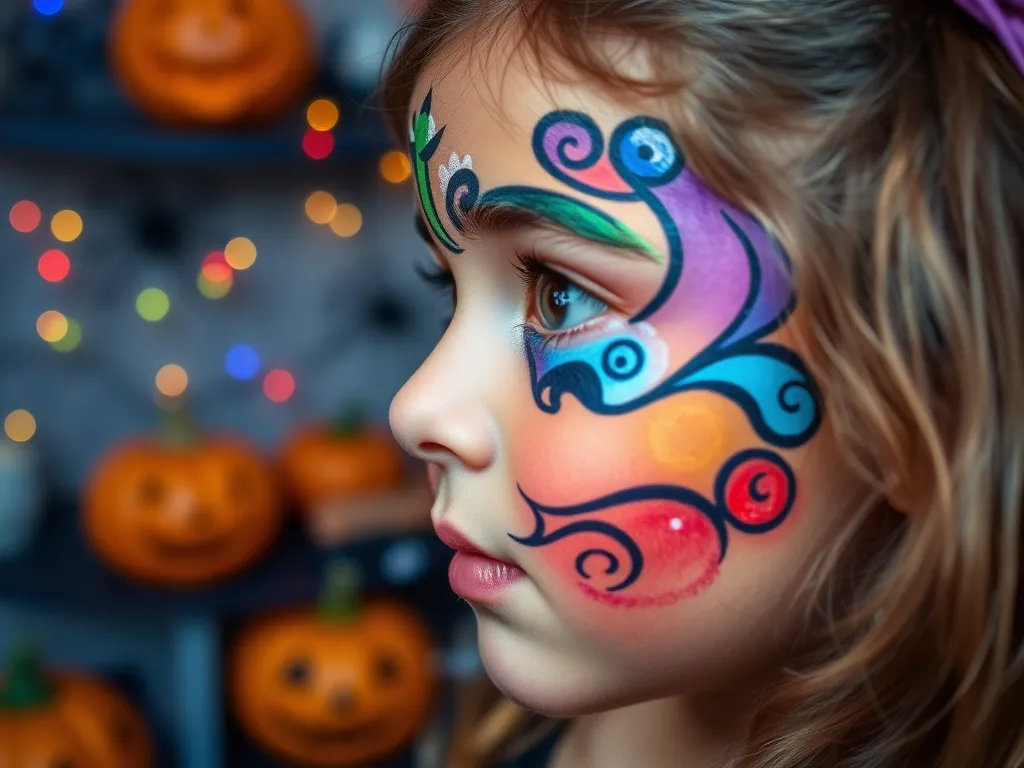 Jak pomalować dziecko na halloween?